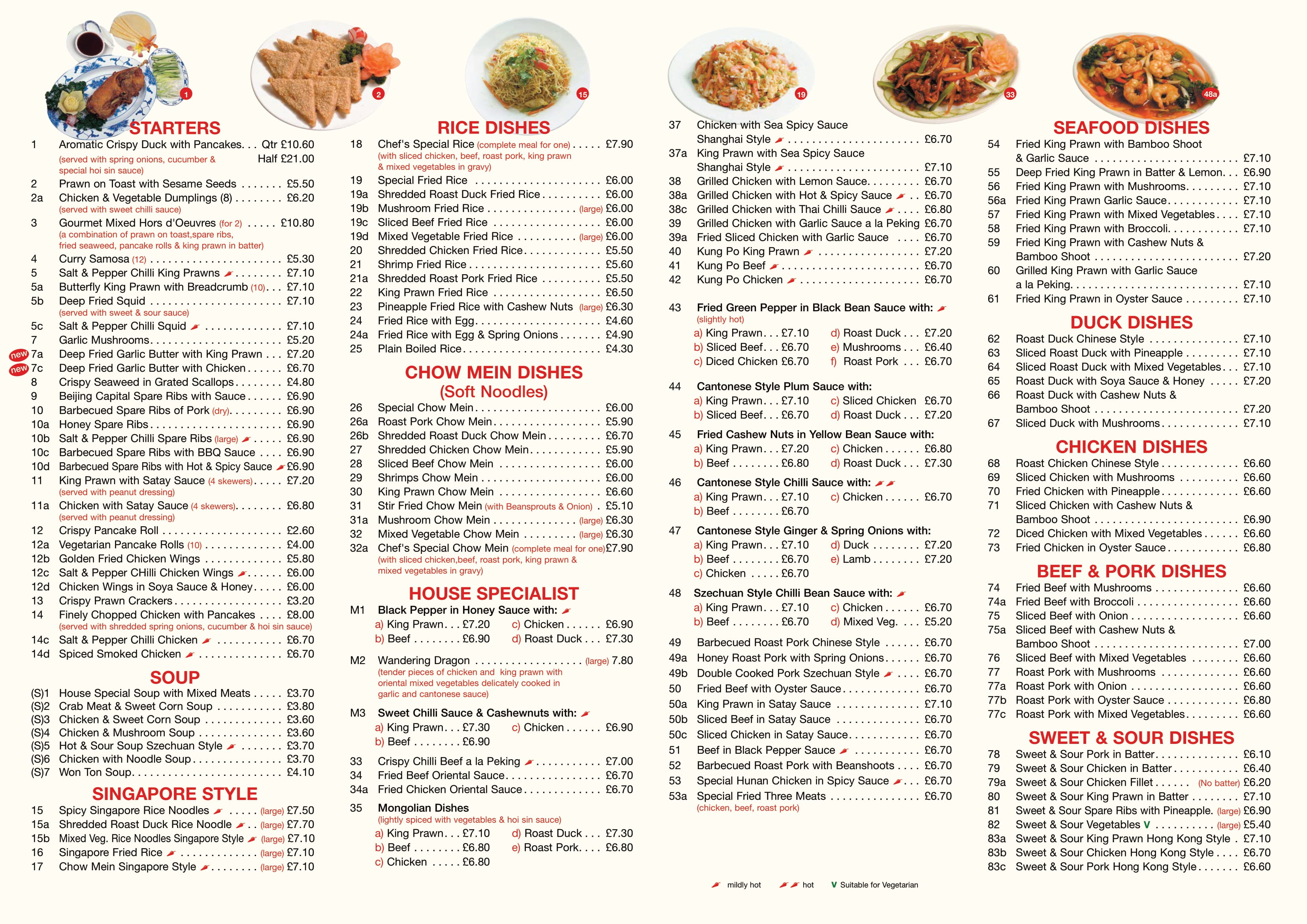 Menu Uk